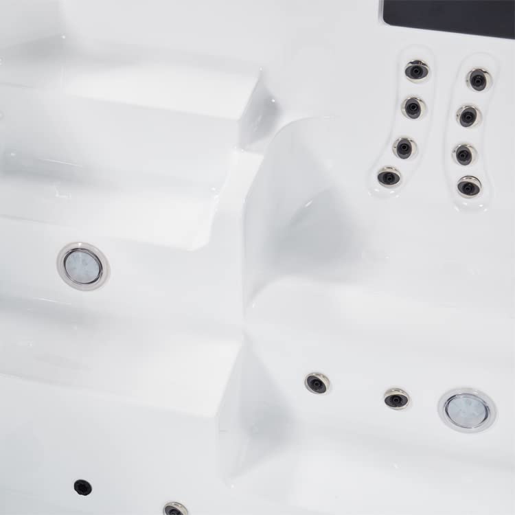 AWT AQART Design-SwimSpa für 4 Personen: Exklusive Whirlpool-Pool-Kombination