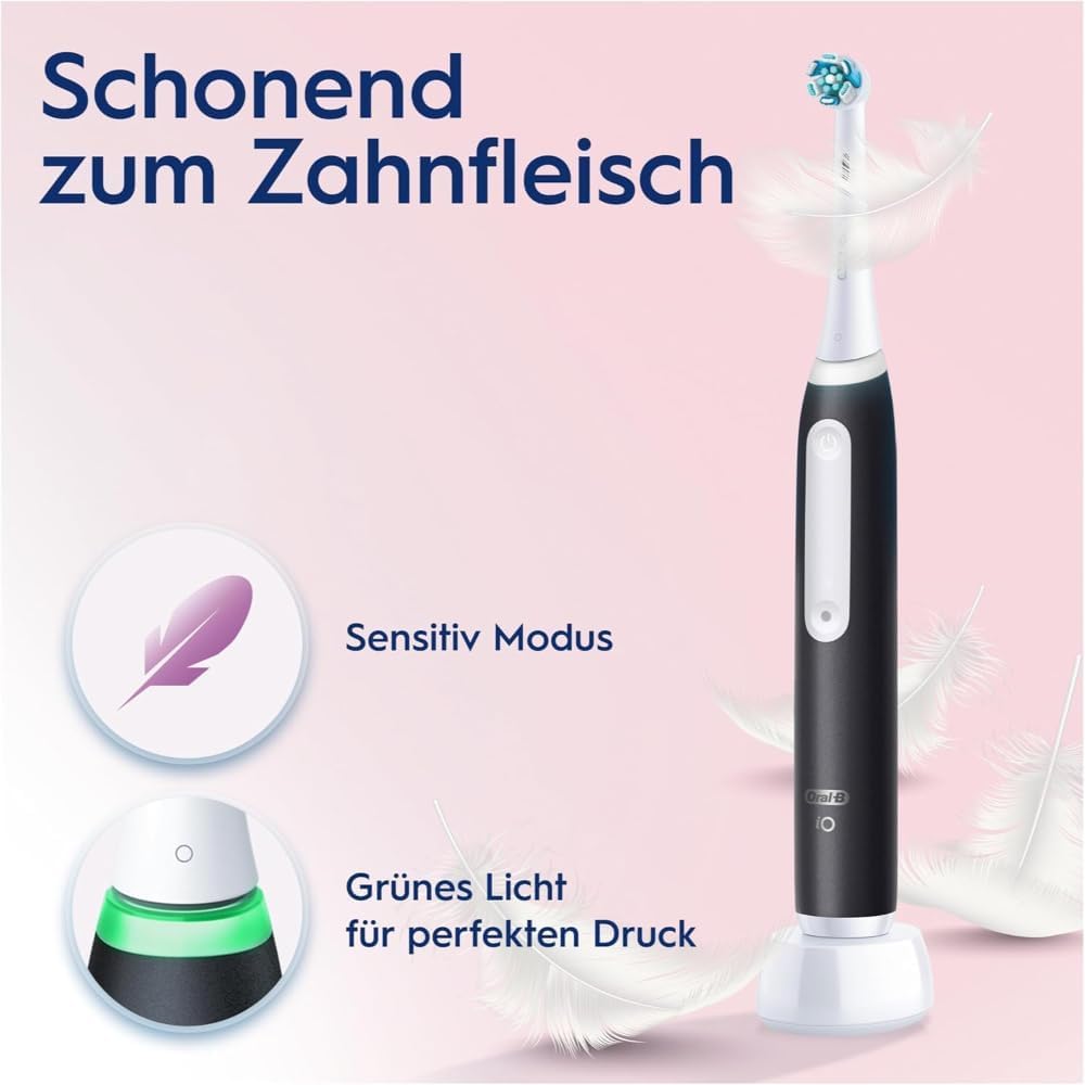 Oral-B iO Series 3-DUO: Electric toothbrush with 3 brushing modes for dental care