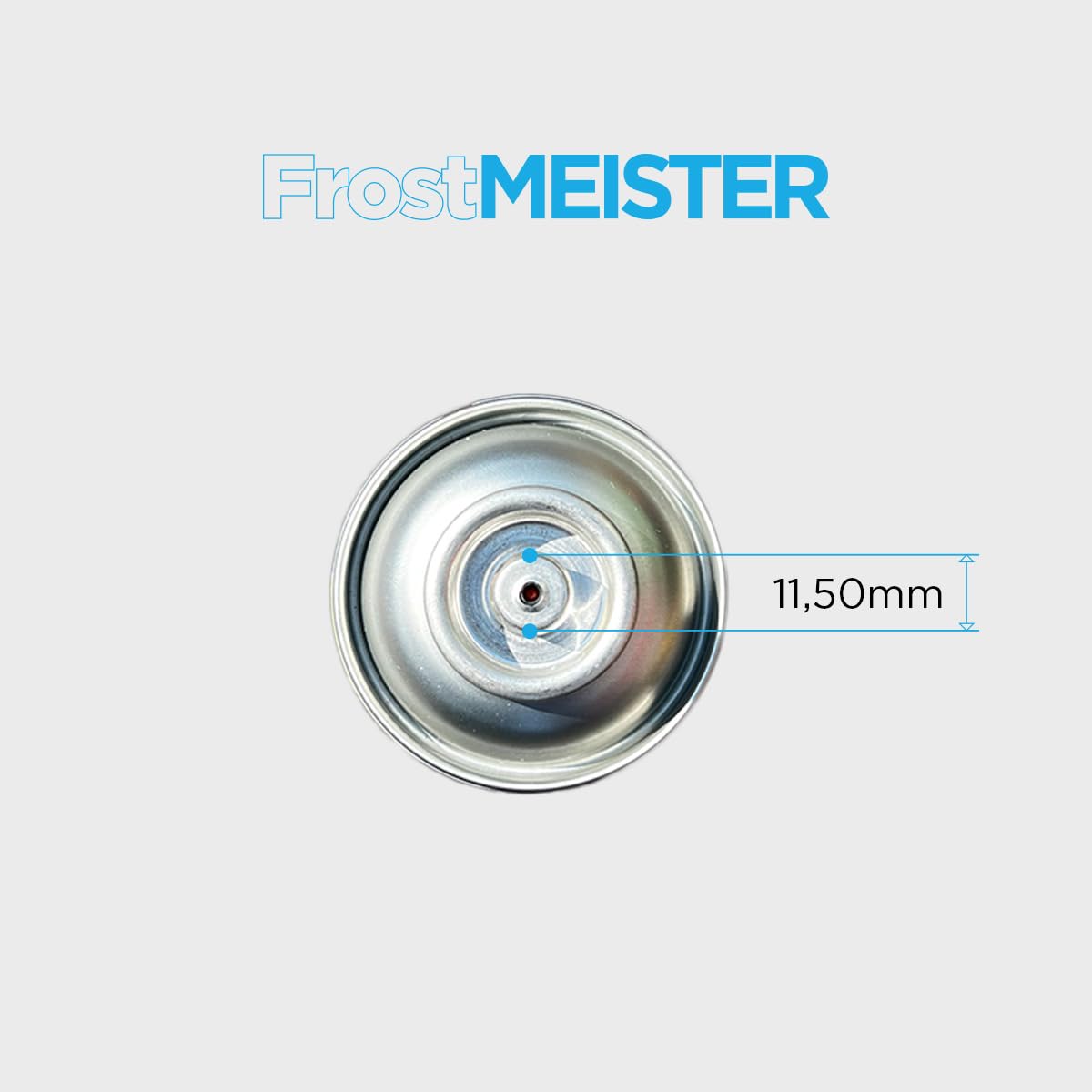 FrostMEISTER 3-in-1 car air conditioning refill kit for R134a (2x 400ml cans & hose with pressure gauge)