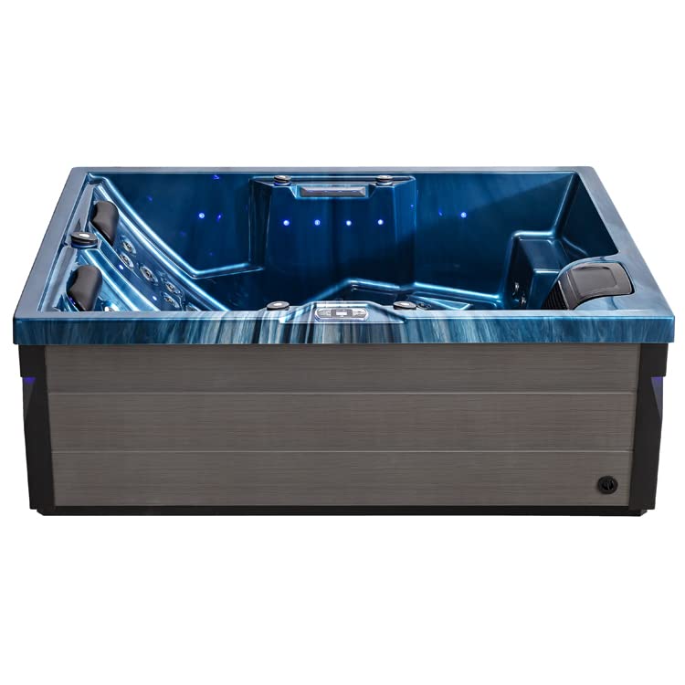AWT AQART SPA IN-405 Eco Outdoor Whirlpool: 37 Jets, Colored Light & Ozone (Oceanwave)
