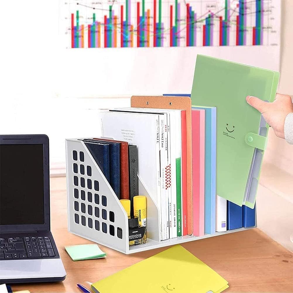 Document folder in A4 format (6 pieces): Organizer folder with 5 compartments & sticky notes