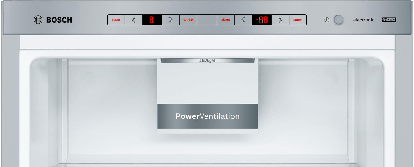 Bosch KGE49AICA Kühl-Gefrier-Kombination XXL VitaFresh: AntiFingerprint