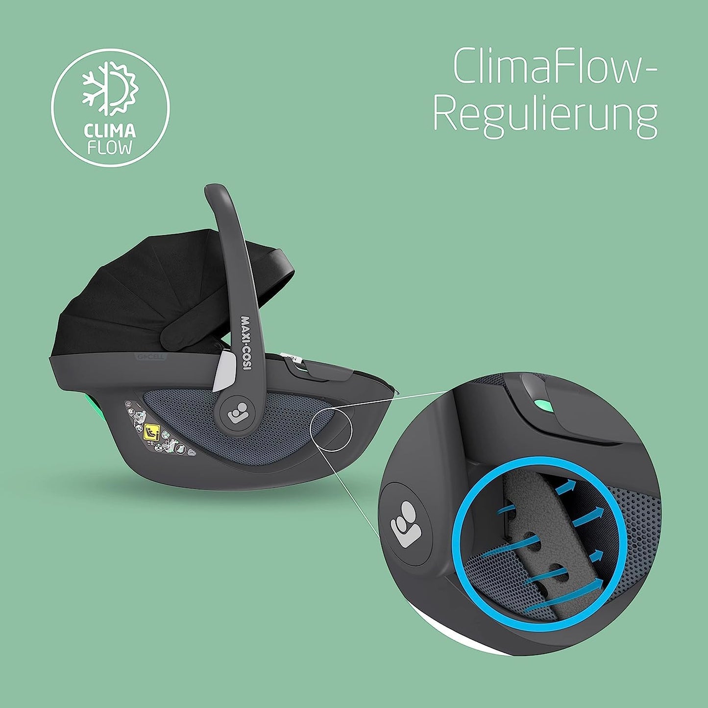 Maxi-Cosi Pebble 360 i-Size Infant Car Seat | Newborn Car Seat (360 Degrees, 0-15 Months)