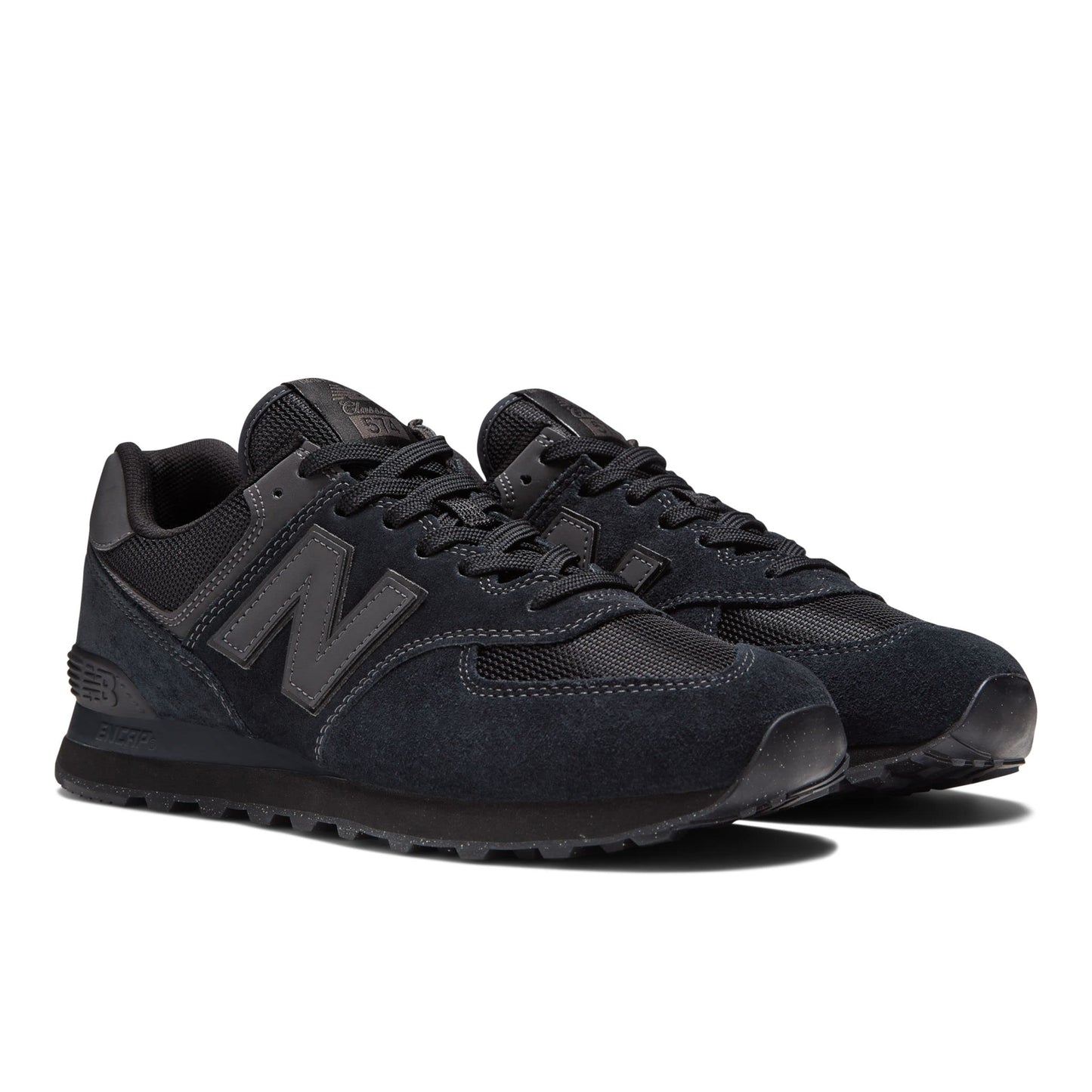 New Balance 574 men's sneakers in black (Triple Black): ENCAP midsole