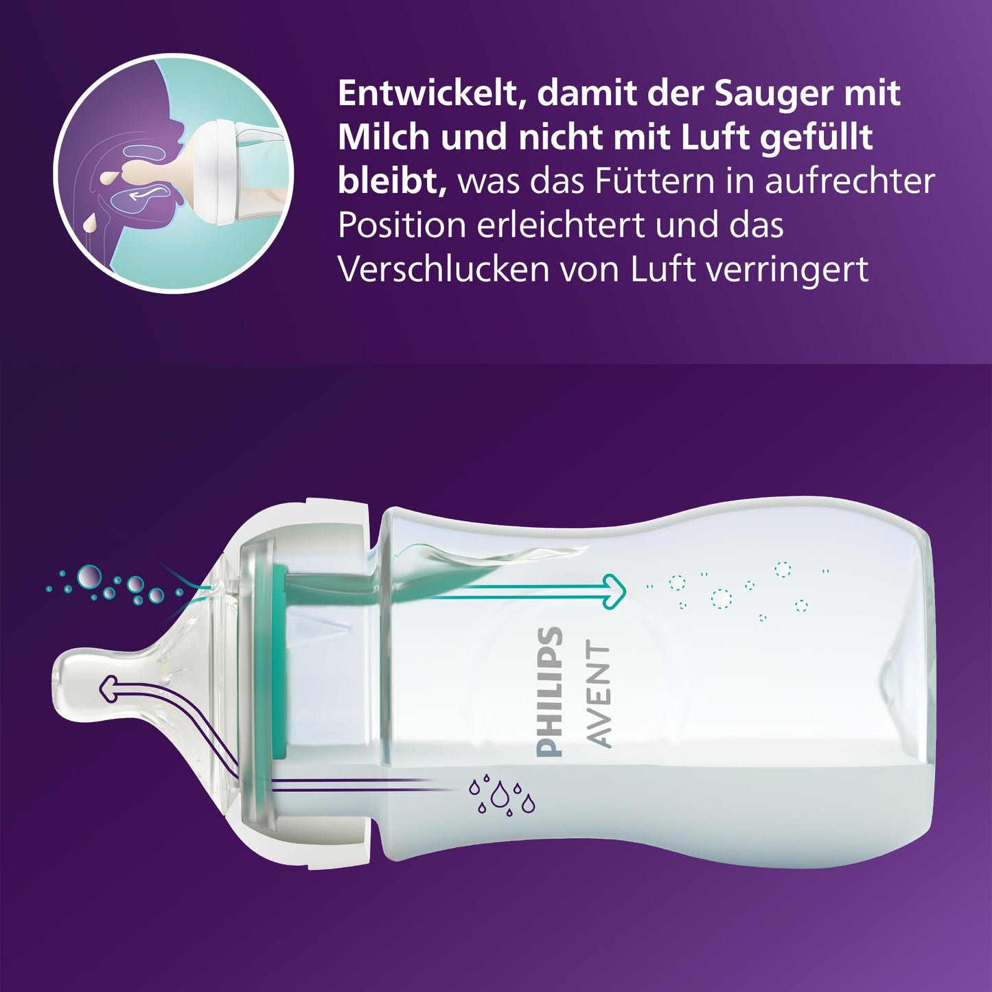 Philips Avent Baby Bottles with AirFree Valve: Gift Set for Newborns