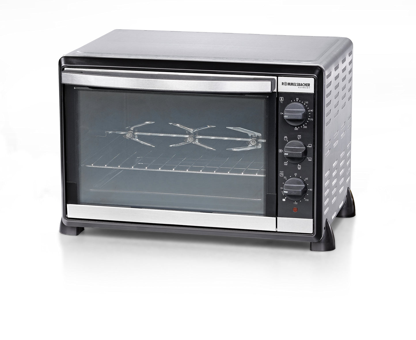 ROMMELSBACHER Baking & Grill Oven (BG 1805/E) with double glazing, interior lighting, timer, 1800W