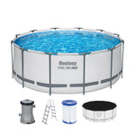 Bestway Steel Pro-MAX Frame Pool Complete Set with Filter Pump (Ø 366x122cm)