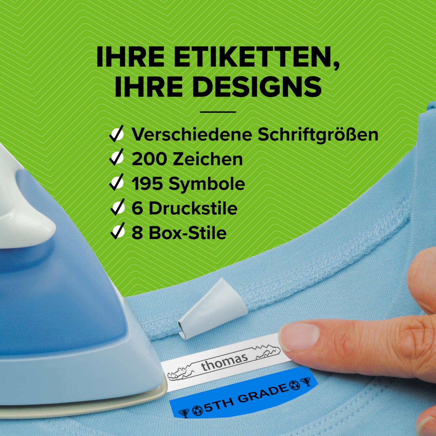 DYMO Original LetraTag Etikettenband: Schwarz auf Weiß (12x4m) | Selbstklebend