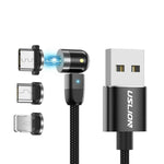 Magnetisches USB-Schnellladekabel | Drehbar um 360º und 180º