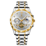 POEDAGAR Luxury Men's Watch | Waterproof, Luminous Stainless Steel Chronographs for Men