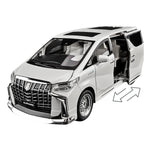 TOYOTA Alphard MPV Model Car (1:18) with Automatically Opening Rear Doors | Sound, Light