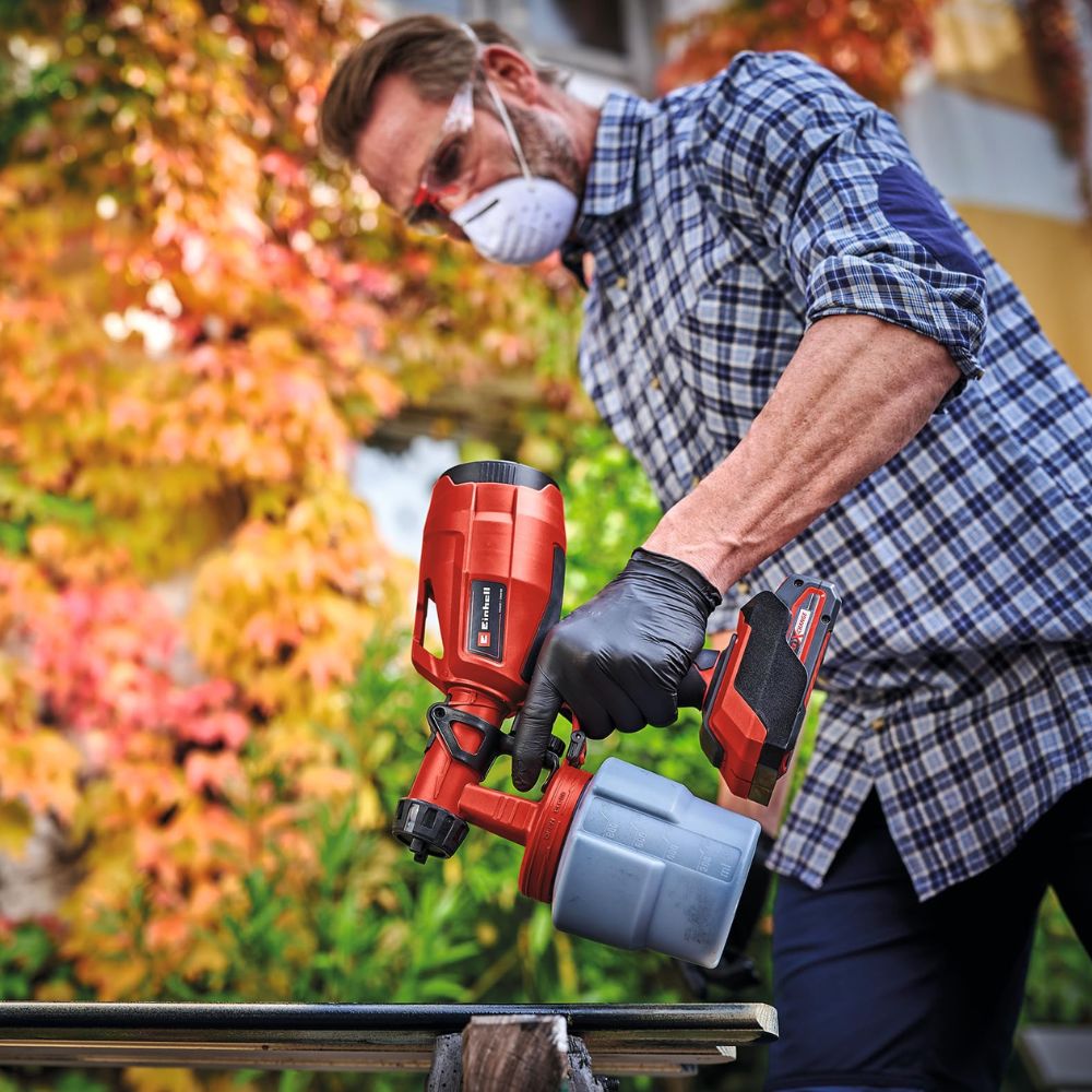 Einhell Akku-Farbsprühsystem (TC-SY 18/60) Li-Solo Power X-Change ohne Akku und Ladegerät