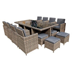 Ragnarök furniture design garden dining set for 12 people: Premium quality from Germany