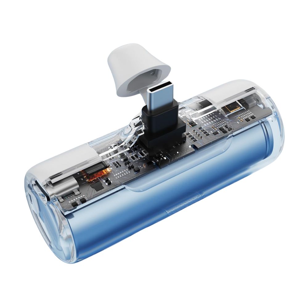 iWALK Mini Power Bank (4500mAh) with USB-C port: Compatible with iOS & Android devices