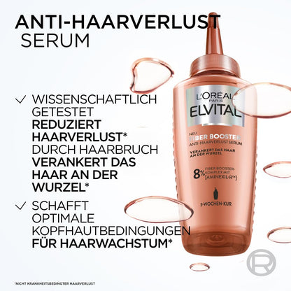 L'Oréal Paris Fiber Booster Anti-Hair Loss Scalp Serum: Against Hair Loss (3x 102ml)