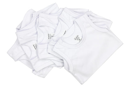 TupTam baby boys' underarm bodysuits in a pack of 5 made of cotton: OEKO-TEX certified