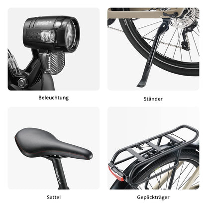 HEPHA E-Bike Trekking 7 Ultra: 100Nm, 708Wh battery (up to 200km), Smart APP, 10-speed