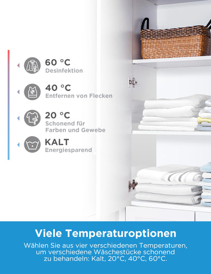 Midea (MF10EW70B) Washing Machine (7kg): Inverter Quattro Motor &amp; Steam Function