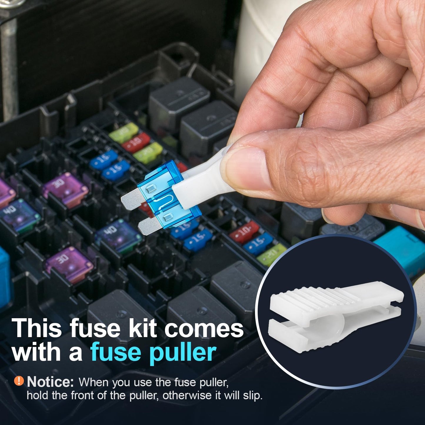 JOREST car fuse set for cars, trucks, and motorhomes (300 pieces)