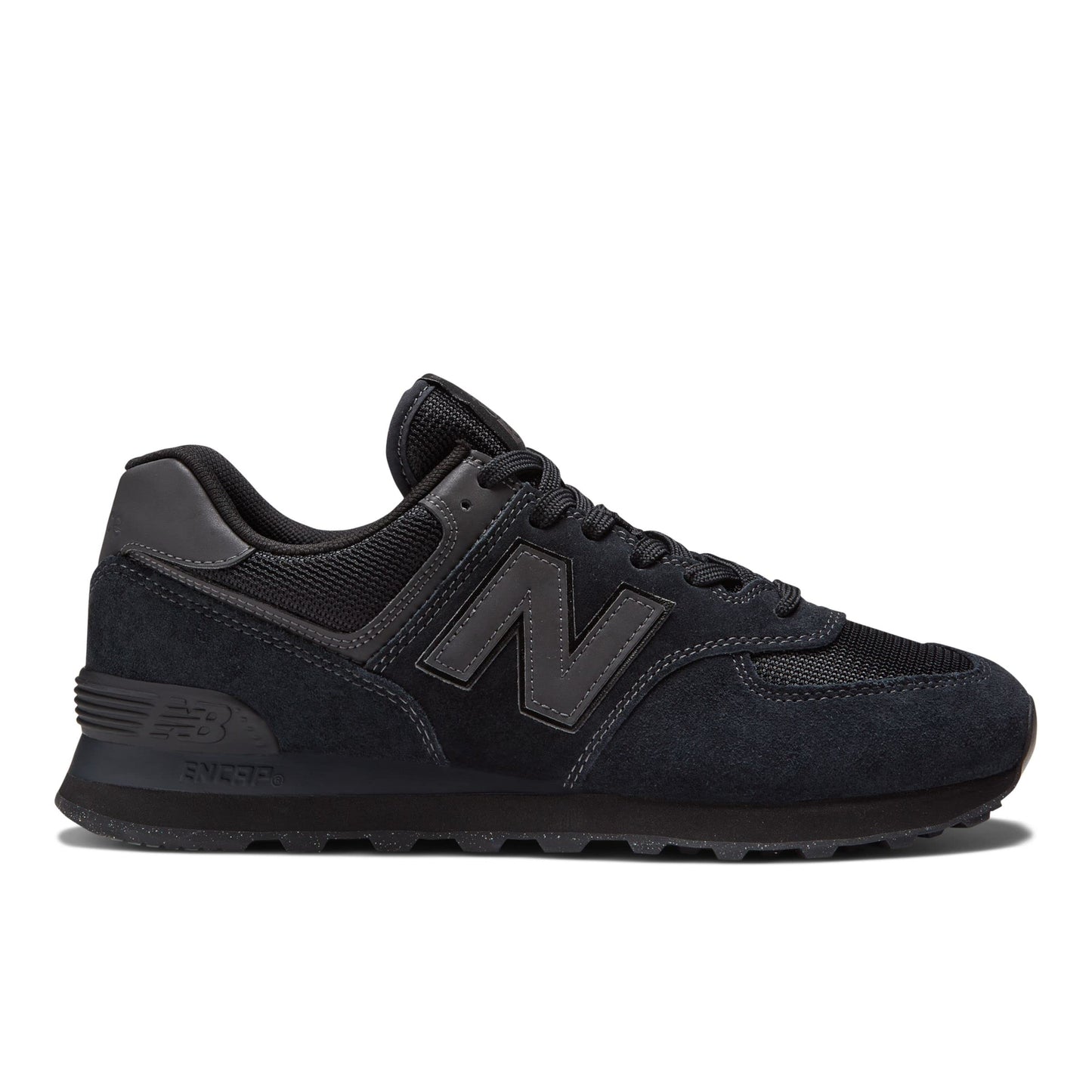 New Balance 574 men's sneakers in black (Triple Black): ENCAP midsole
