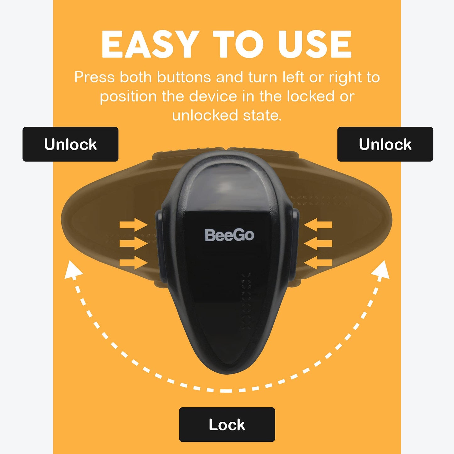 BeeGo® Oven Child Safety Lock for Babies &amp; Toddlers: Easy Installation (Black)