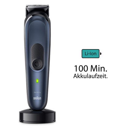 BRAUN (MGK7410) All-In-One Bartpflege Bodygroomer-Set mit Nasenhaartrimmer: Wasserdicht
