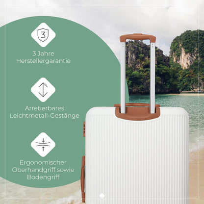 TRAVELITE 'Bali' Hartschalen Reisekoffer-Set (3-teilig): TSA-Kombinationsschloss