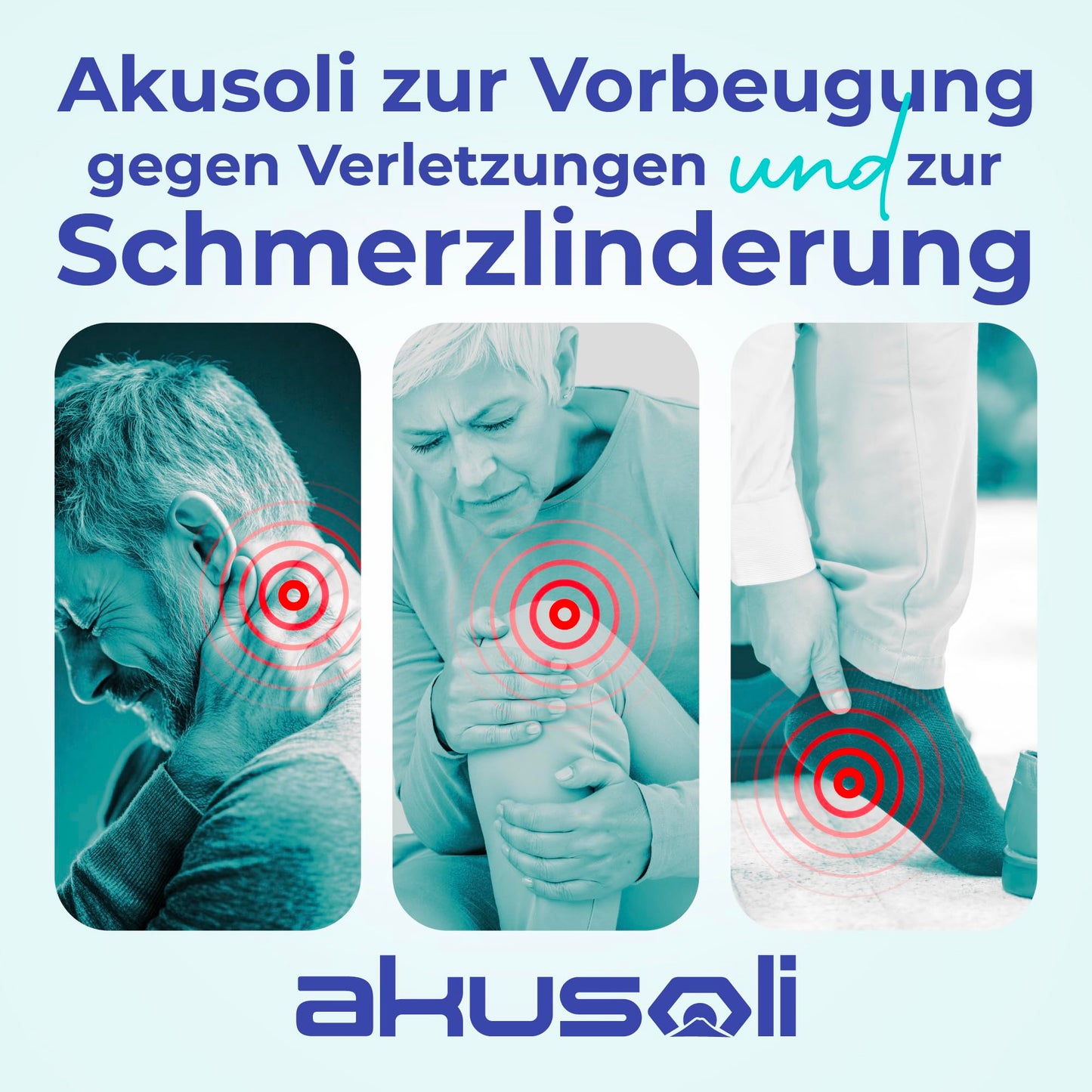 Akusoli Magnet-Einlegesohlen gegen Fersensporn & Plattfüße: Zuschneidbar