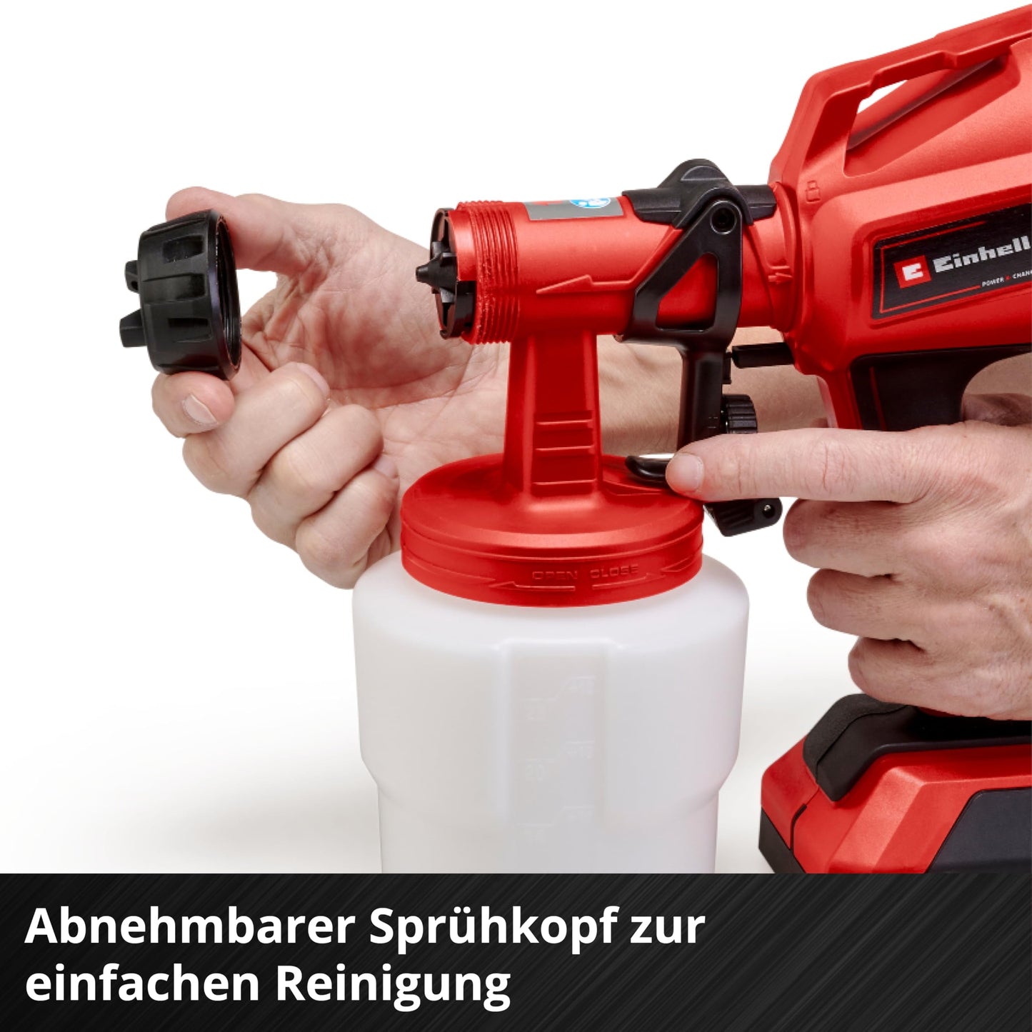 Einhell Akku-Farbsprühsystem (TC-SY 18/60) Li-Solo Power X-Change ohne Akku und Ladegerät