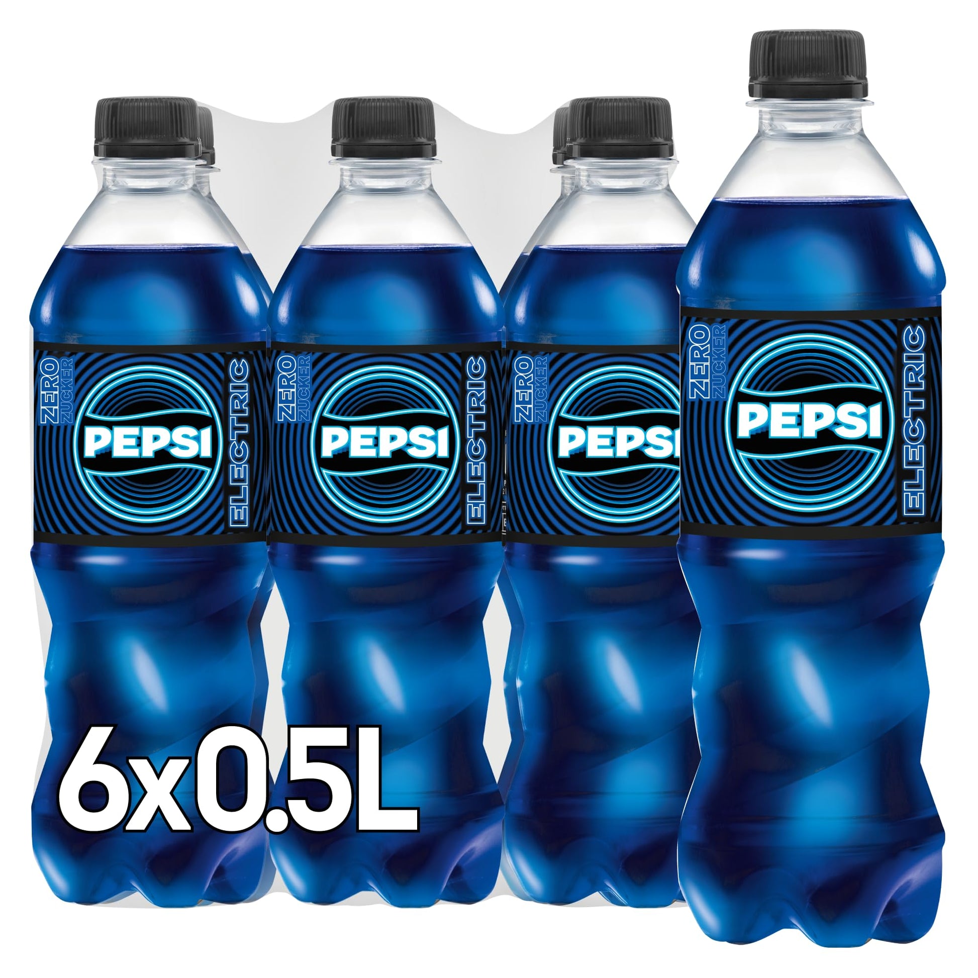 Pepsi Electric Blue - Zero Zucker (6x 0.5l) | Das neue Limited Edition von Pepsi