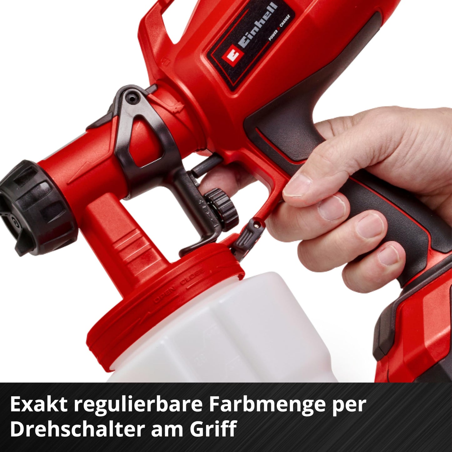 Einhell Akku-Farbsprühsystem (TC-SY 18/60) Li-Solo Power X-Change ohne Akku und Ladegerät