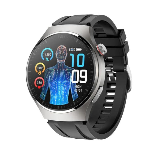 Smartwatch with ECG-PPG Laser Treatment | Body Temperature, Blood Sugar & Bluetooth Call