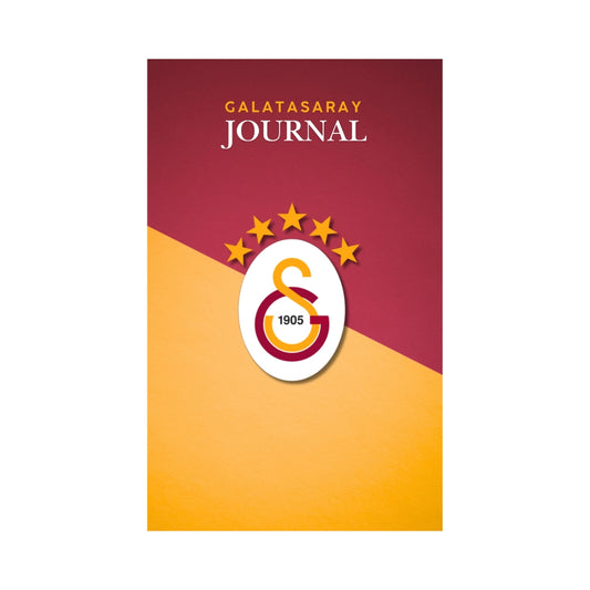 Galatasaray - GS 1905 Journal: 100 Pages, 6x9 Inch | Daily Schedule Planner - Water Tracker
