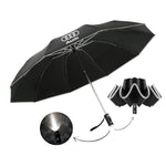 Audi Style Automatic LED Umbrella with Integrated Flashlight