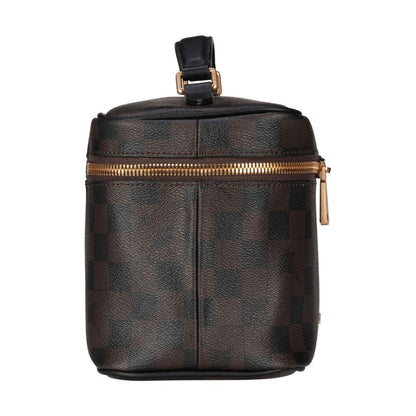 JOOP! 'Cortina Piazza' toiletry bag in dark brown with removable mirror