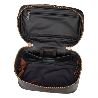 JOOP! 'Cortina Piazza' toiletry bag in dark brown with removable mirror