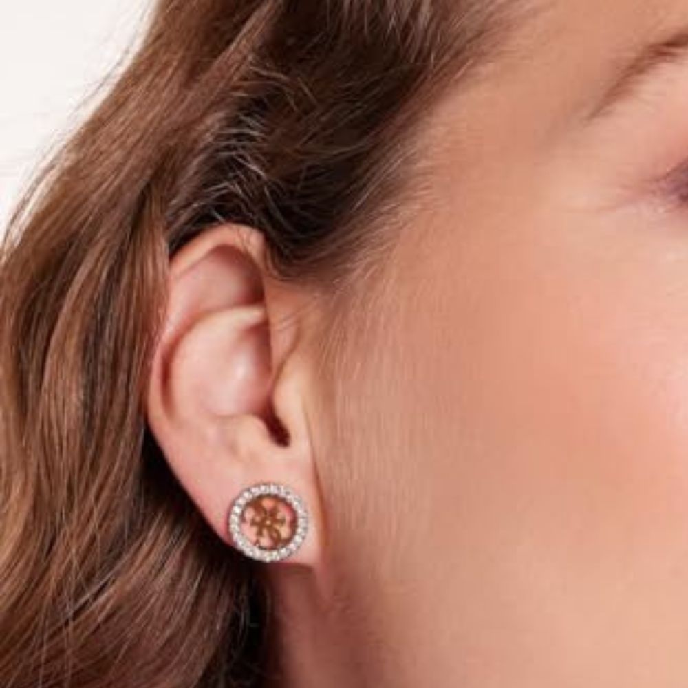 GUESS 'Studs Party' women's earrings made of gold-plated stainless steel (yellow gold alloy)