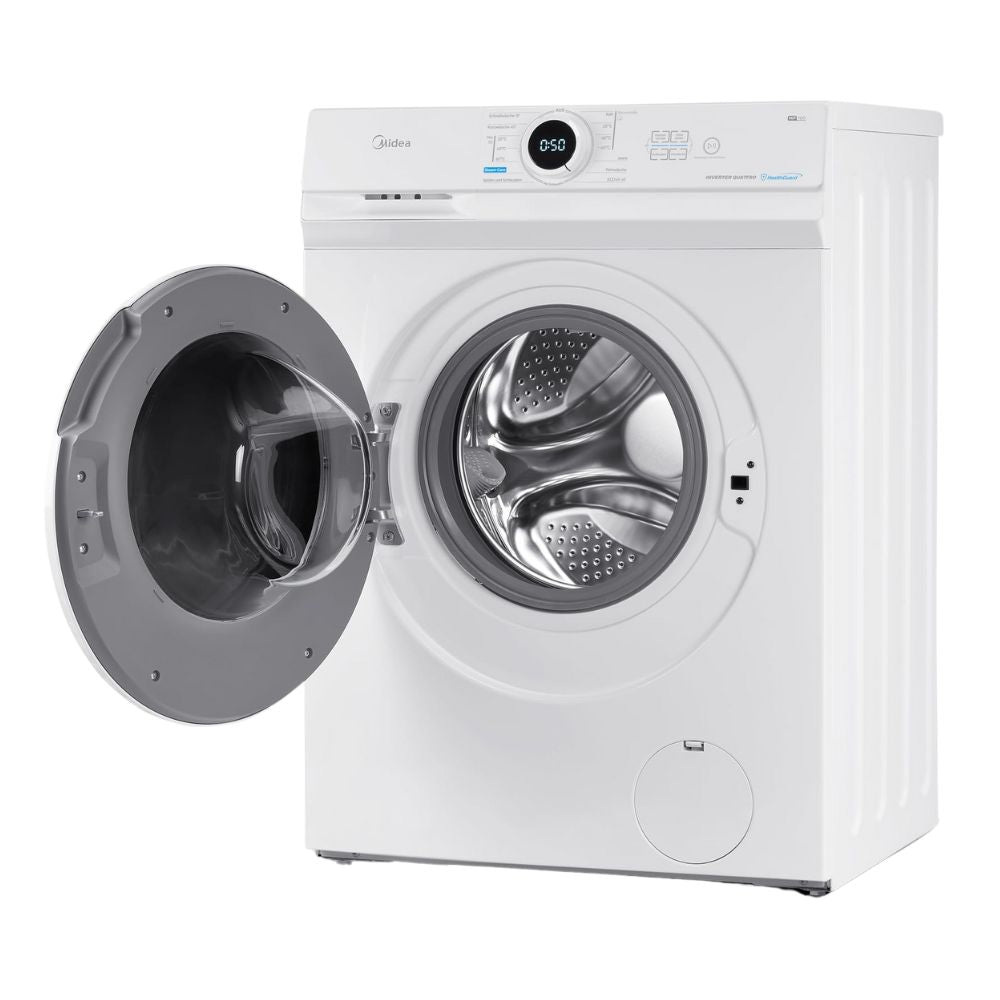 Midea (MF10EW70B) Washing Machine (7kg): Inverter Quattro Motor &amp; Steam Function