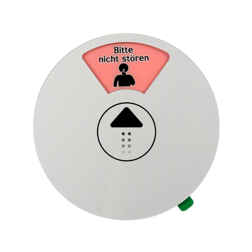 PLEASE DO NOT DISTURB sign | Round VACANT-OCCUPIED board (Gray - 15cm)
