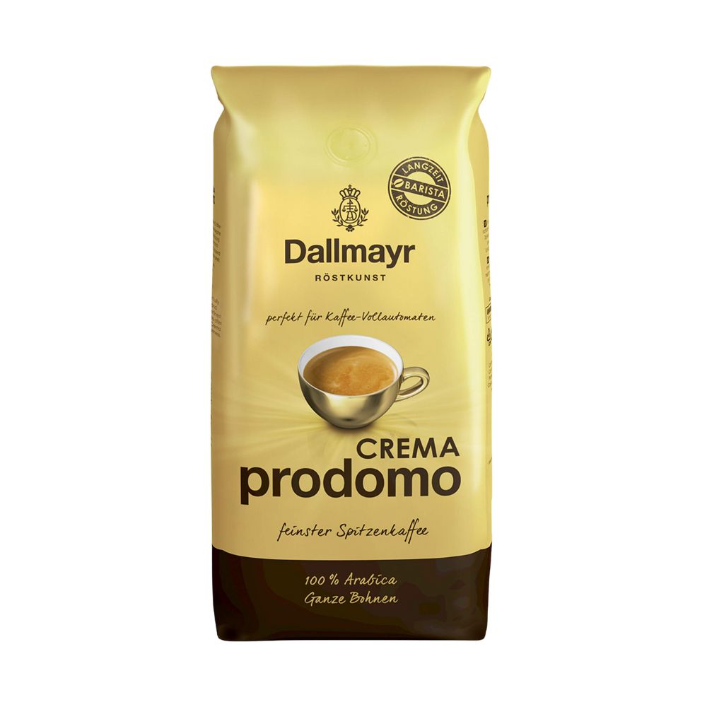 Dallmayr Crema Prodomo Whole Coffee Beans (8 x 1 kg): Arabica Top Mix
