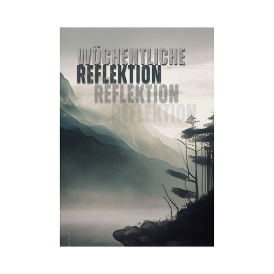 Wöchentliche Reflexion: Journal für Klarheit, Dankbarkeit & persönliche Entwicklung